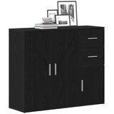  Komoda crni hrast 91x29,5x75 cm Inženirsko drvo | Eponuda.ba