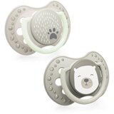 Lovi silikonska Dynamic duda 0-3m, Buddy Bear, 2 kom | shoptok.hr