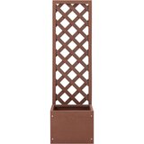 Maison Chic Cvetlično korito - Cvetlični Lonec z mrežo 40x30x135 cm WPC, (21790331) Cene