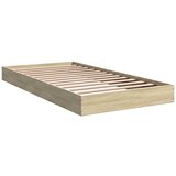  The Living Store Posteljni okvir sonoma hrast 90x190 cm inženirski les - Posteljni Okvir, (21498834) | Shoptok.si