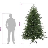  Umjetno božićno drvce s nogom 240 cm 300 LED lampica - 240 cm s LED svjetlima | shoptok.hr