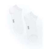 Dagi Men's White Bamboo Booties Socks