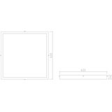  APLED - LED površinski montiran panel QUADRA LED/40W/230V 4000K 60x60cm IP41 | Eponuda.com