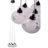 Toolight Viseća Lampa MS020-7CP Crna | shoptok.hr