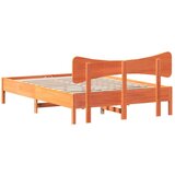  Okvir kreveta bez madraca voštano smeđi 135x190 cm od borovine | shoptok.hr