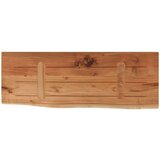  Stenska polica 70x30x3,8 cm pravokotna akacija naraven rob | Shoptok.si