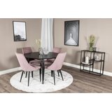 Venture Home Leone blagovaonska stolica, puder roza, set od 2 Slike