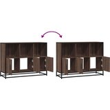  Komoda rjavi hrast 100x35x76 cm inženirski les, (5000217918) | Shoptok.si