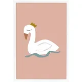 Stenski plakat v belem okvirju Xander Swan, 45 x 65 cm