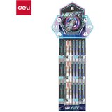  DISPLEJ ROLER GEL DELI HEXIFY sa dve kuglice 0.5 mm PLAVI 1/96 EG360-JL Cene