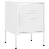 Maison Chic Dvo delni komplet Nočne omarice - Nočne mize bela 35x35x51 cm jeklo, (21689044) Cene