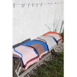 Mette Ditmer Denmark Plava/prljavo roza deka od recikliranog pamuka za kauč 130x175 cm Studio – | shoptok.hr