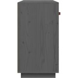  Komoda siva 100 x 40 x 75 cm od masivne borovine | shoptok.hr