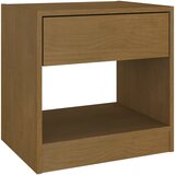 Furnova Nočna omarica medeno rjava 40x31x40 cm trdna borovina, (21926970) | Shoptok.si