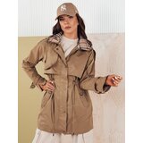 DStreet Kurtka damska parka MOZA ciemnobeżowa | Shoptok.si