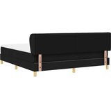 Box Spring Postelja z Vzmetnico Črna 180x200 cm Tkanina, (22052183) | Shoptok.si