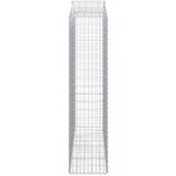  Lučne gabionske košare 3 kom 200x50x200/220cm pocinčano željezo | shoptok.hr