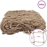  Mreža za potporu biljaka od jute Prirodna 1 x 10 m 100% Jut | shoptok.hr