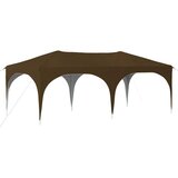  Rastezljivi šator za zabave Sivo-smeđa 575 x 288 x 245 cm | shoptok.hr