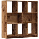 vidaXL Knjižna omara starinski les 97,5x29,5x100 cm iverna plošča, (22009555) | Shoptok.si