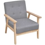 vidaXL Sofa Set 2 kom Tkanina Svijetlo Siva | shoptok.hr
