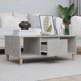 The Living Store Klubska mizica betonsko siva 90x50x36,5 cm inženirski les - Klubska Mizica, (21575292) | Shoptok.si