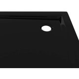 vidaXL Četvrtasta tuš-kada ABS crna 80 x 80 cm | shoptok.hr