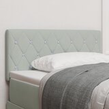 vidaXL LED vzglavje z diamantskimi gumbi, svetlo sivo 100 cm, žamet, vzglavje z diamantskimi gumbi, svetlo sivo 100 cm, žamet | Shoptok.si