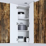  Zidni kutni ormar Lucca Dimljeni hrast 57 x 57 x 100 cm | shoptok.hr