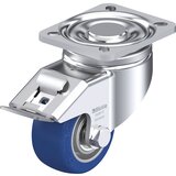 Blickle Vrtljivo kolo iz jeklene pločevine BK-ALBS-FI, kolo s Ø 80 mm, nosilnost 230 kg, mere ploščice 100 x 85 mm | Shoptok.si