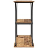 Konzolna stolica s policom Staro drvo 101 x 35 x 80,5 cm | shoptok.hr