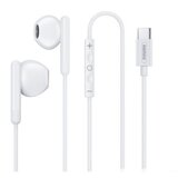 Remax RM-522a White Type-C Wired Earphones (With Digital Interface) | ePonuda.com