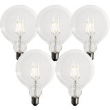 LUEDD Komplet 5 E27 zatemljiva LED žarnica G125 5W 450lm 3000K Cene