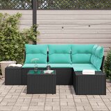  Sjedeća garnitura za vrt 4 kom. poliratan 209 x 154 x 85 cm | shoptok.hr