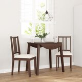 Maison Chic Jedilni stoli - Vzorci stoli z blazinami 2 kosa Brown Solid Wood Rubber A1471, (22031240) | Shoptok.si