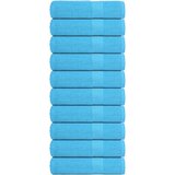 vidaXL Brisače 10 kos turkizna 100x150 cm 360 gsm 100% bombaž cene