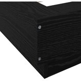  Okvir kreveta za pod Crni hrast 80 x 210 cm Konstruirano drvo | shoptok.hr