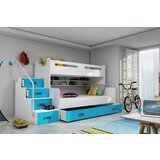 BestBed Krevet na kat MAXIM (mogunost odabira boje ladica) plava boja | shoptok.hr