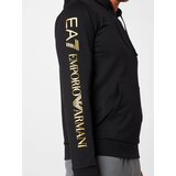 Ea7 Emporio Armani Sweater majica zlatna / crna | shoptok.hr