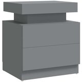 vidaXL nočna omarica siva 45x35x52 cm iverna plošča | Shoptok.si