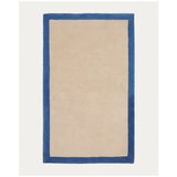 Kave Home Modra/bež bombažna preproga 90x150 cm Nalim – | Shoptok.si