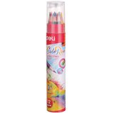 Deli Set drvene bojice u tubi i rezač EC00307, 12 komada Cene