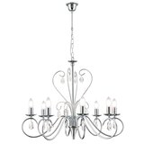 Orion LU 1658/8 - Kristalni luster na lancu ALESSIA 8xE14/40W/230V sjajni hrom | Eponuda.com