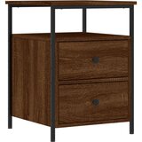 vidaXL Nočna omarica 2 kosa rjavi hrast 44x45x60 cm inženirski les | Shoptok.si