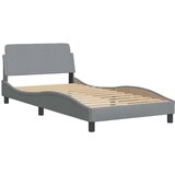 vidaXL Krevet s madracem svjetlosivi 100x200 cm od tkanine | shoptok.hr