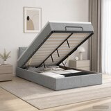  od pjene s madracem i LED-om Svjetlosiva 120 x 190 cm | shoptok.hr