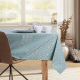 DecoKing Stolnjak Maya &amp;oslash; 140 cm, mint zelena Slike