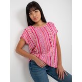 Sublevel Blouse-D73771R10978P-white-pink | Shoptok.si