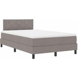  s opruga kutije Sivo-smeđa 120 x 190 cm tkanina | shoptok.hr