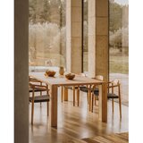 Kave Home Jedilna miza v hrastovem dekorju v naravni barvi 110x220 cm Deyanira – | Shoptok.si